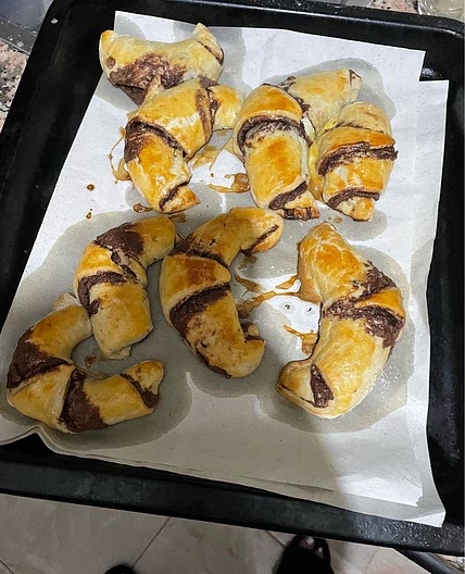 Croissants au Nutella 