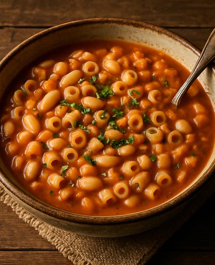 Old fashioned recipe - Pasta Fagioli