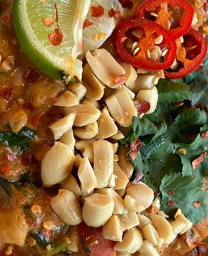 Creamy Peanut and Sweet Potato Stew