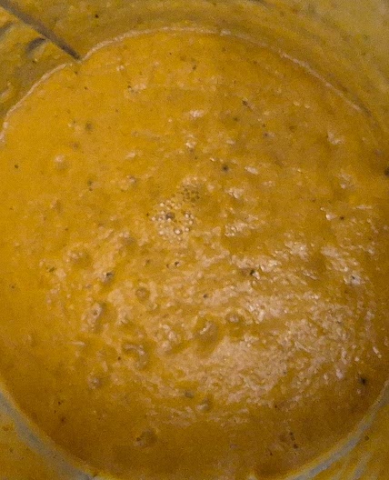 Carrot, Chickpeas, Onion & Garlic Soup