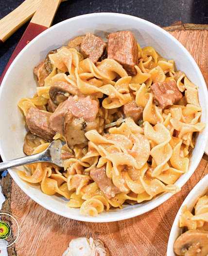 Ninja Foodi Beef Stroganoff