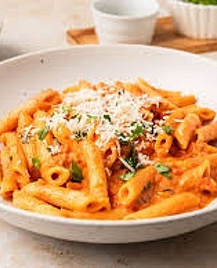 Penne Pasta w/ Vodka Cream Sauce