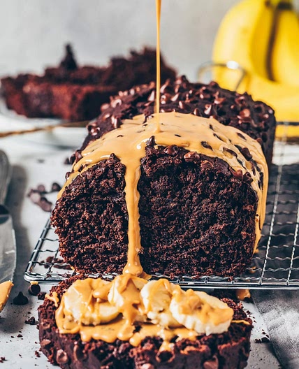 Vegan Chocolate Banana Bread