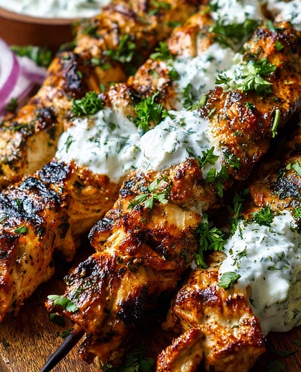 Greek Chicken Skewers