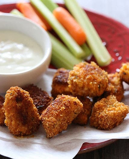 Baked Buffalo Chicken Nuggets