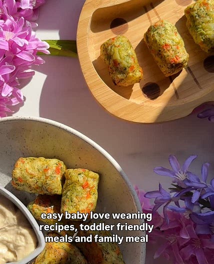 Allergy friendly potato, broccoli carrot Tots