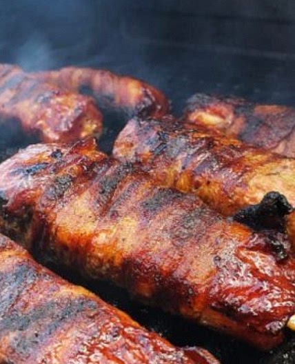 Bacon and cheese ribs