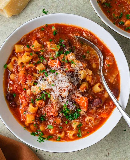 Vegetarian Pasta Fagioli