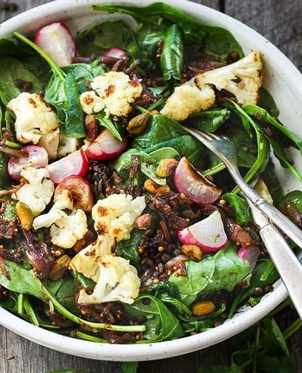 Indian Spinach Salad