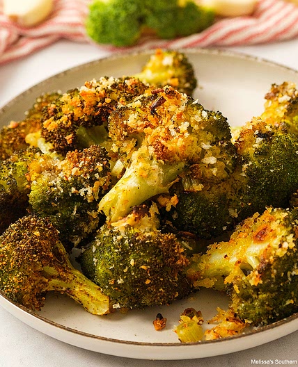 Roasted Panko Parmesan Broccoli
