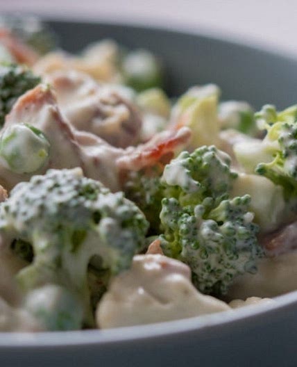 Furr's Cafeteria Broccoli-Cauliflower Salad