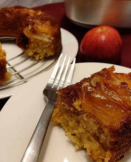 Toffee Apple Upside Down Cake