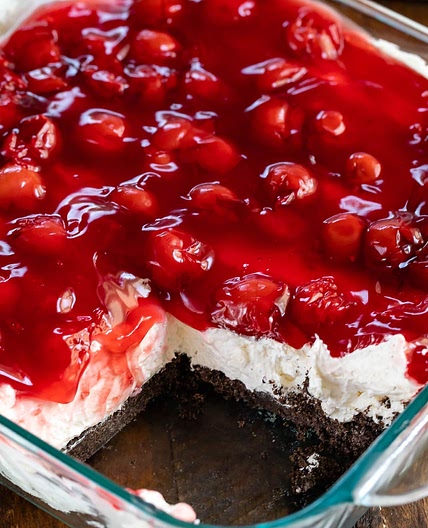 No Bake Cherry Cheesecake Dessert Recipe