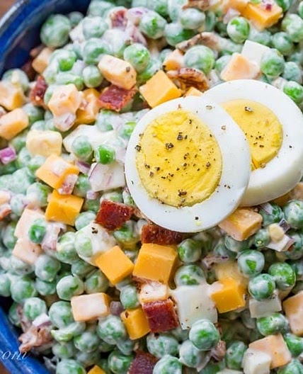 Easy English Pea Salad