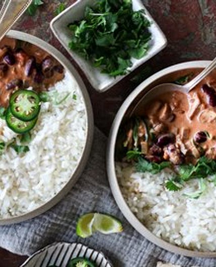 Mushroom & Kidney Bean Coconut Curry
