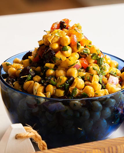 Moroccan spiced chickpea salad