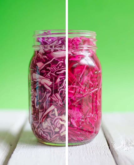 Easy Pickled Red Cabbage