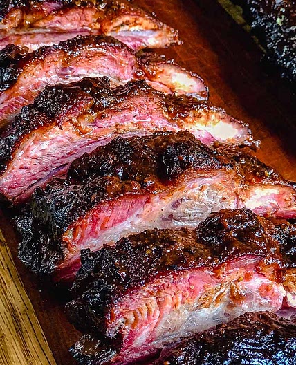 Apple Cinnamon Brined Baby Back Ribs