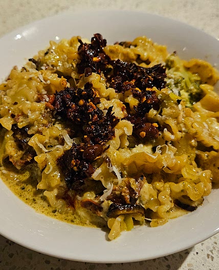 Creamy Broccoli and Burrata Pasta