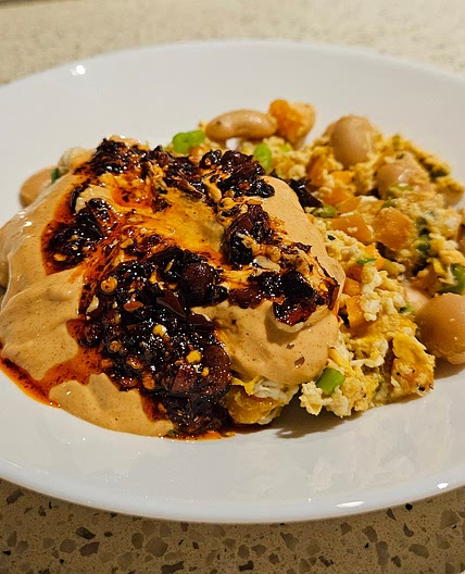 Spicy Butter Bean and Pea Stir-Fry