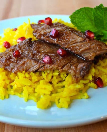 Pomegranate Molasses Brisket