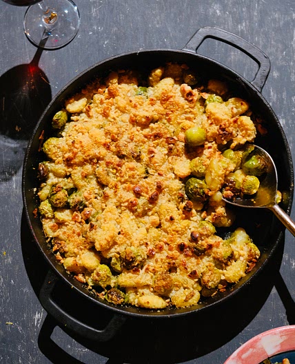 Romige gnocchi met spruiten