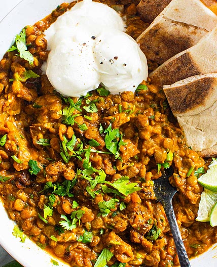 Green Lentil Curry Recipe