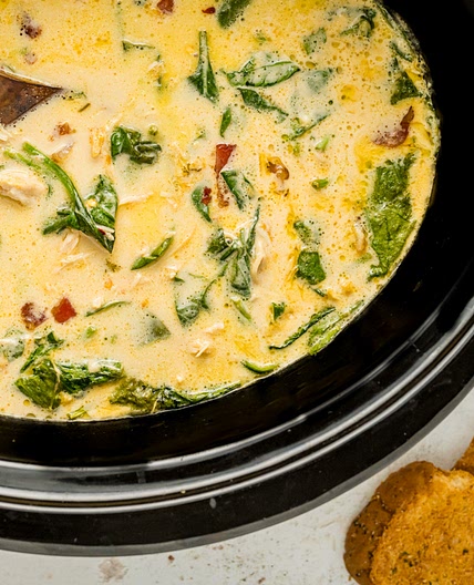 Slow Cooker Crack Chicken Soup