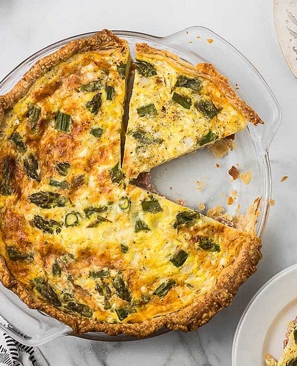 Easy Ham and Asparagus Pie