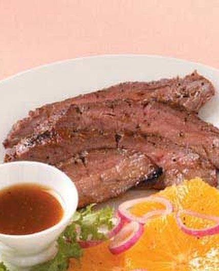 Flank Steak with Orange Sauce