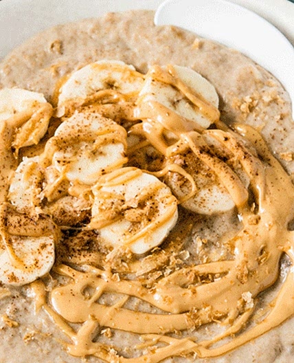 Peanut banana hot weetbix