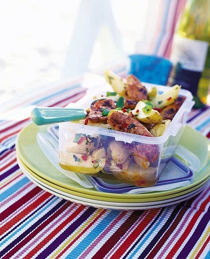 Moroccan chicken and potato salad