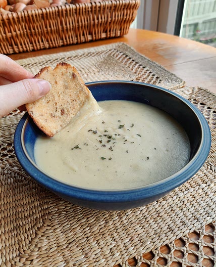 High Protein Leek & Potato Soup