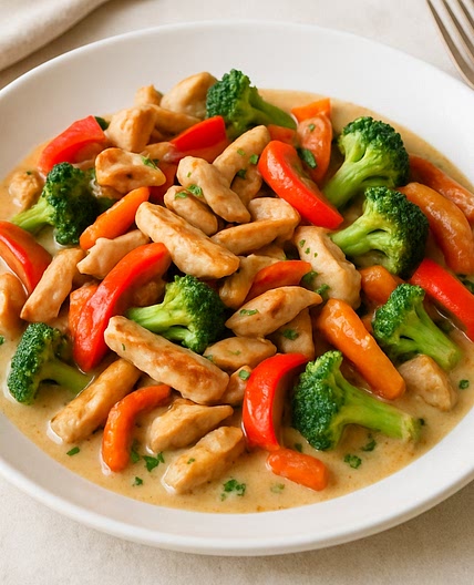 1,6L Hähnchengeschnetzeltes mit Gemüse