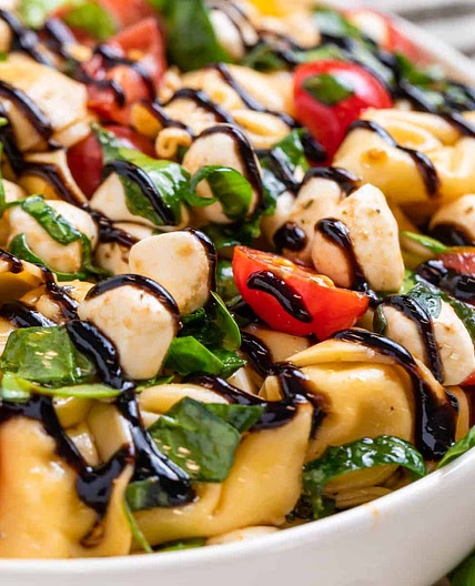 Tortellini Caprese Salad