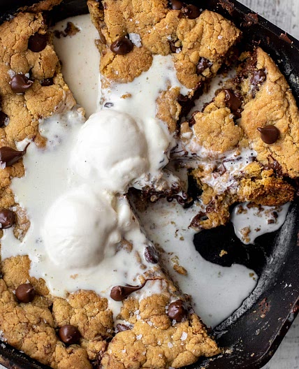 Chocolate Chip Skillet Cookie