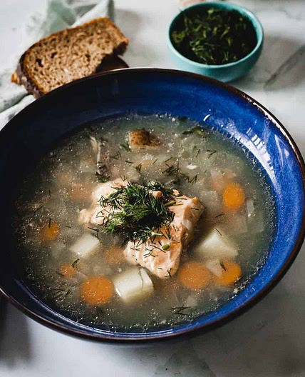 Ukha Russian fish soup recipe (Regular and Instant pot recipe)