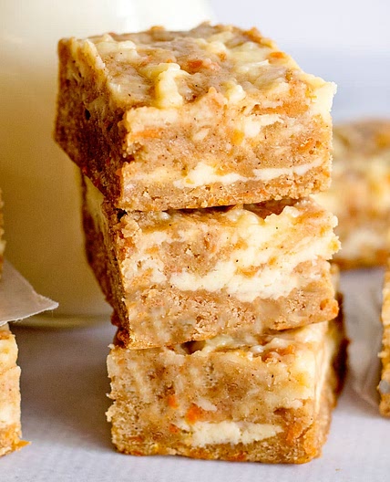 Carrot Cake Cheesecake Bars