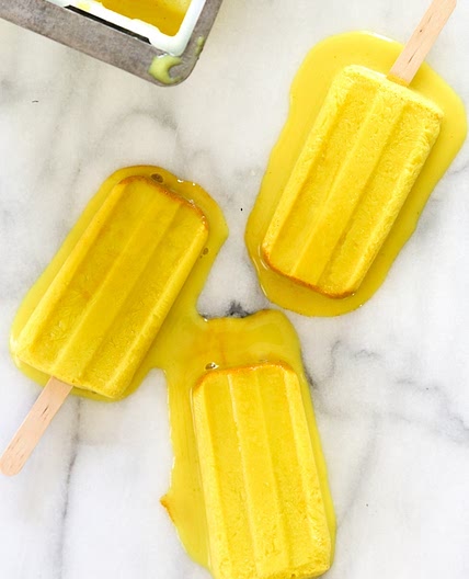 Turmeric Golden Milk Popsicles