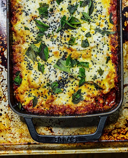 Indian-Style Roasted Eggplant Parmesan