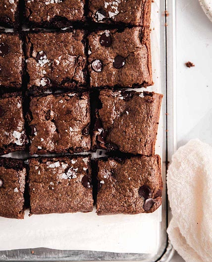 Healthy Tahini Brownies