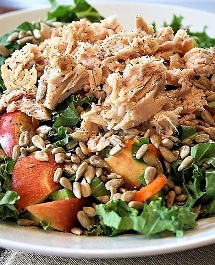 Hearty Kale & Apple Tuna Salad
