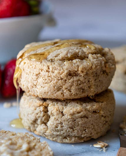 Fluffy Oat Flour Drop Biscuits (No Flour, Gluten-Free)
