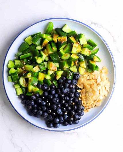 Blueberry Cucumber Salad