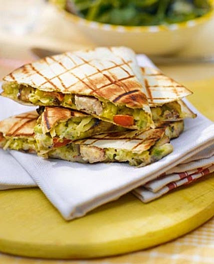 Chicken & Avocado Quesadillas