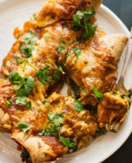 Spinach Artichoke Enchiladas