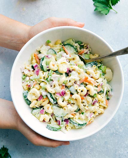 Macaroni Coleslaw Salad