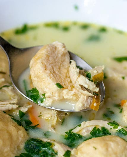 Keto Chicken and Dumplings