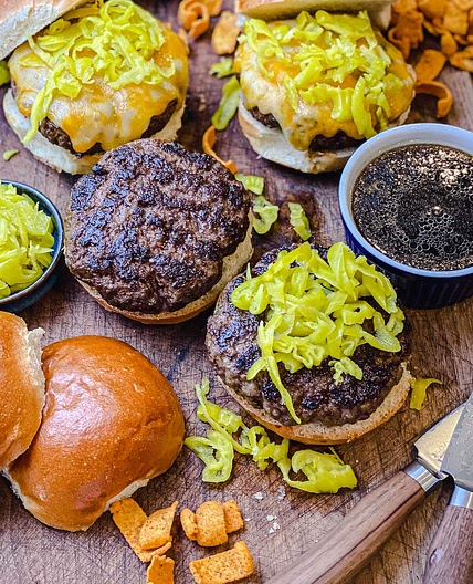 Mississippi Pot Roast Burgers