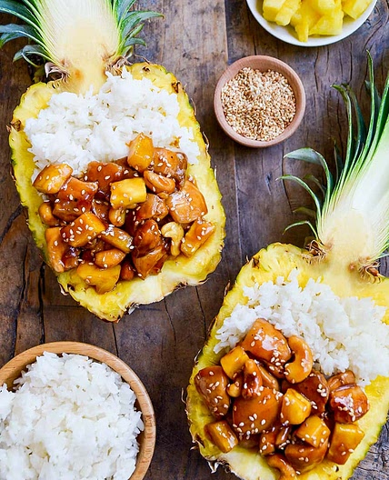 Sticky Pineapple Chicken